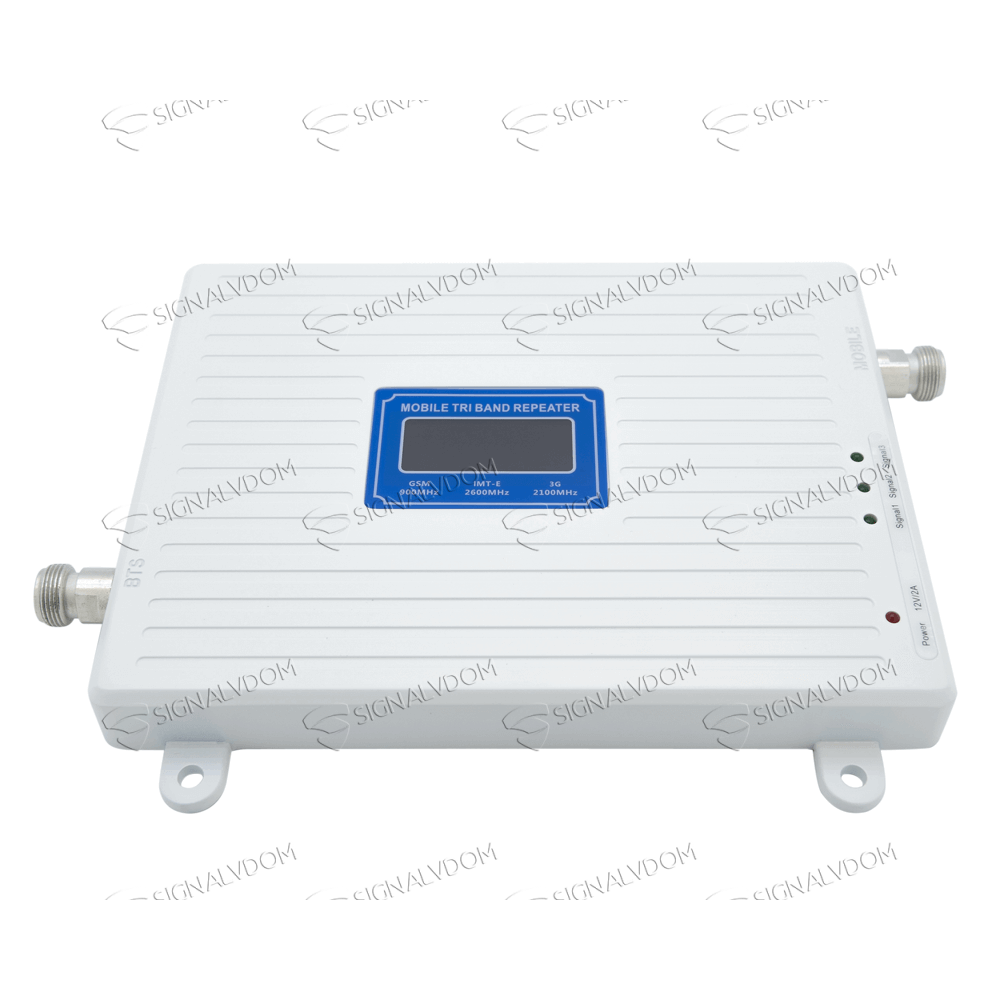 Усилитель сигнала Best Signal 900/2100/2600 mHz (для 2G/3G/4G) 70 dBi, кабель 13 м., комплект - 2